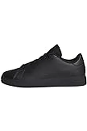 adidas Unisex barn Advantage Base 2.0 skor junior icke-fotboll låg, Core svart kärna svart grå sex, 38 EU