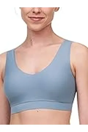 Chantelle Dambustier med mjuka kupor, V-hals, mjuk stretch sport-bh, , XS