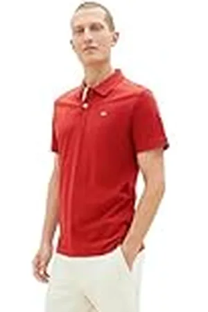 TOM TAILOR Basic Piqué pikétröja för män, , XXL
