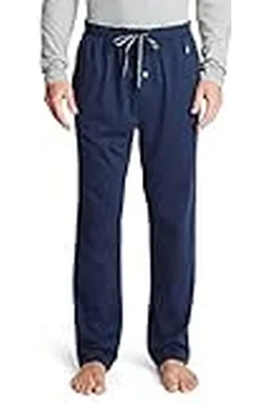 Nautica Mjuka stickade sovbyxor för män, pyjamasunderdel, marinblå, M