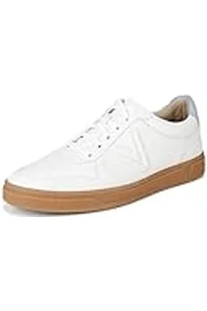 Vionic Herr Lucas Court Oxford, White & Skyway Blue läder, 5 UK, , 37.5 EU