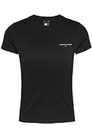 Tommy Hilfiger Dam TJW smal linjär T-tröja DW0DW18785 S/S t-shirt, , L, , L