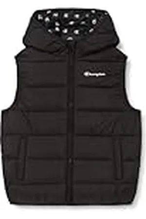 Champion Legacy Outdoor B (306869) - WR Light Cirè 40gr Small Script Logo High-neck väst, , 13-14 år (XL) Unisex - Barn FW24, , 13-14 anni