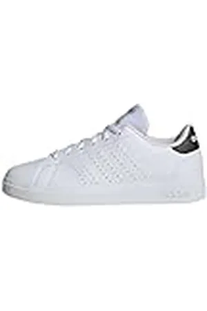 adidas Unisex Kids Advantage Base 2.0 skor junior tennis, Moln vitt moln vit kärna svart, 36 EU