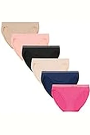 Hanes Kvinnors bikini stil underkläder (paket med 6), , XXL