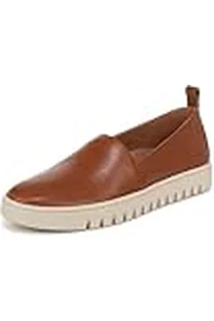 Vionic Kvinnors Uptown A-Line sneakers, solbrunt läder, 3 UK, , 3 UK Wide