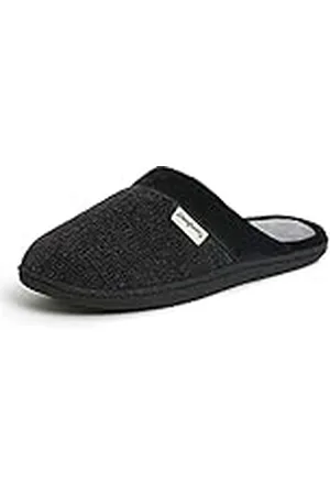 Dearfoams Chenille Clog för kvinnor med quiltad strumpa toffel