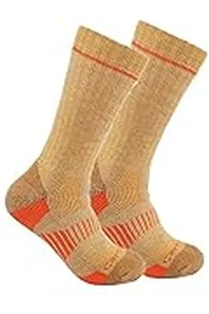 Carhartt Herr mellanvikt syntetisk-ullblandning strumpa 2-pack, , XL