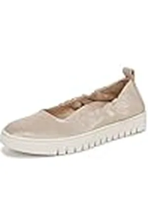 Vionic Kvinnors Uptown balett platt, mjukt guldläder, 3 UK, , 36 EU