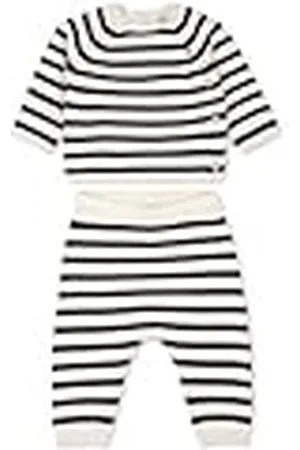Petit Bateau Unisex barn långärmad set med 2 delar, , 6 mesi