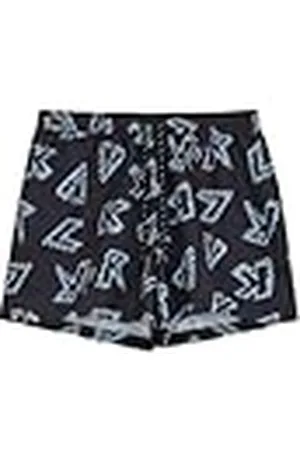 Karl Lagerfeld Karl AOP kortshorts, Karl AOP svart, L, Karl Aop Black, L