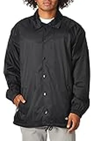 Dickies Mäns snap-front nylonjacka, , 3XL