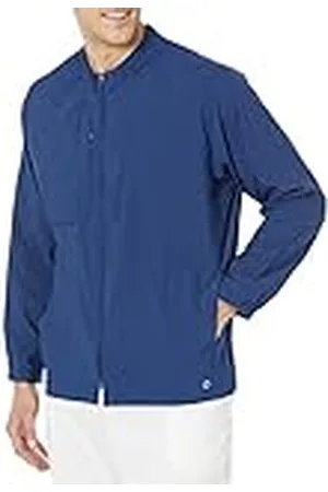 WonderWink Uppvärmningsjacka för män med dragkedja fram, marinblå, 3XL, , 3XL