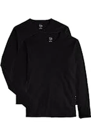 Hanes Långärmad premium-t-shirt för män (förpackning med 2), , S
