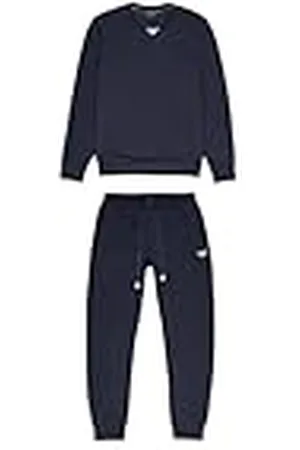 Emporio Armani Iconic Terry Loungewear Tracksuit för män, , L