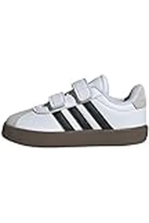 adidas Unisex – Barn VL COURT 3.0 SHOES INFANTS, Cloud White/Core Black/Grey One, 23 1/2 EU