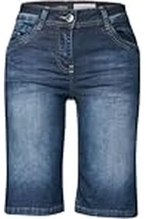 CECIL Style NOS Scarlett shorts midblå medelblå använd tvätt 32, , 32