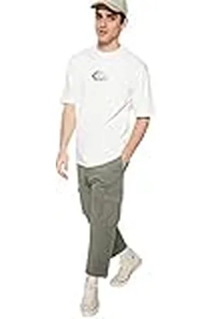Trendyol Herr man avslappnad passform basic rund hals stickad t-shirt, , M
