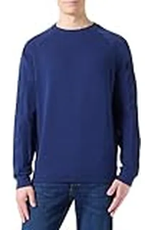 HUGO BOSS Tonal logotyp för män sweatsh. Loungew_tröja, mörkblå 407, M, , M