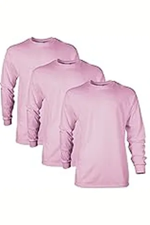 Gildan Herr Ultra Cotton Långärmad T-shirt (förpackning med 2), , M