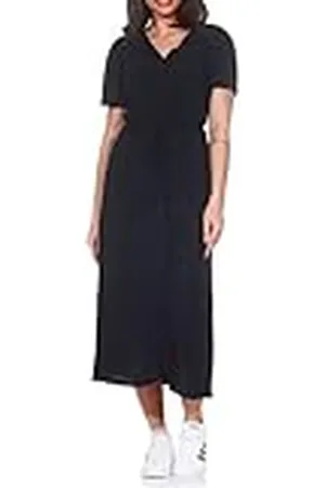 VERO MODA Vmalba Ss Calf Dress WVN Ga Noos, , L