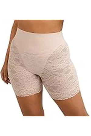 Maidenform Dam Tame Your Mummy spets kort midja formkläder, , 2XL