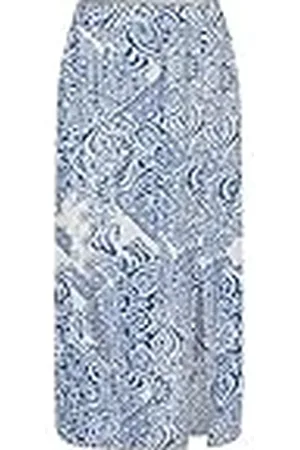 ONLY Onlnova Life Elite Lamar Slit Skirt AOP, , M
