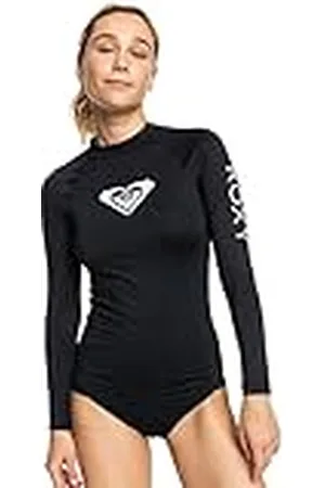Roxy Dam standard helhjärtad långärmad Rashguard-UPF 50+ solskydd snabbtorkande badtröja för surfing och utomhusaktiviteter, , Large, , L