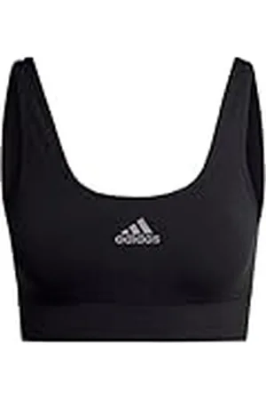 adidas Dam aktiv mikrostretch sömlös trådlös lounge-bh vadderad, , L