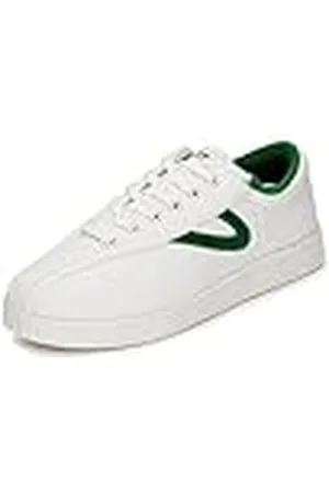 Tretorn Nylite Plus kanvas-sneakers dam, Vit/grön, 39 EU