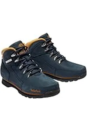 Timberland Unisex barn Euro Rock (junior) Chukka/Mid, marinblå, 38 EU