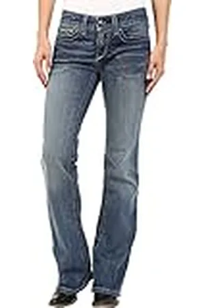 Ariat Dam R.e.a.l. Mid Rise Stretch Entwined Boot Cut Jeans, Hav, 60 SE/Lange