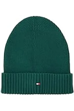 Tommy Hilfiger Barn liten flagga mössa AU0AU01526 mössa, grön (prydnadsgrön), L-XL, , L/XL