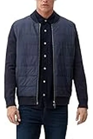 QS by s.Oliver Herrkofta långärmad, materialmix, , 3XL