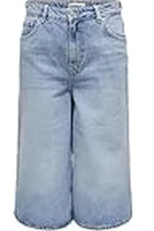 ONLY Onlhope Mw Wide Long Shorts DNM Noos, , 3XL