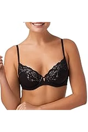 Maidenform Dam Comfort Devotion Your Lift Bygel-BH Dm1195, Svart W/Aftonrouge, 40B