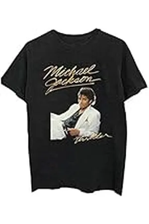 Rockoff Trade T-Shirt # L Unisex Black # Thriller White Suit