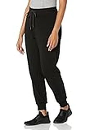 Juicy Couture Ikonisk logotyp joggingbyxor träningsbyxor för kvinnor, Saftig svart, L