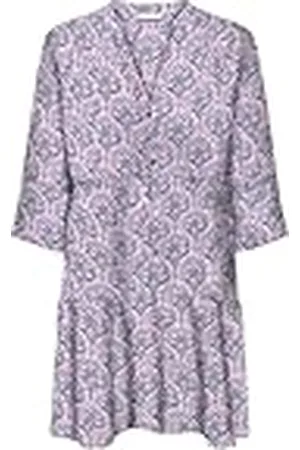 ONLY Onlnova Life Vis Thea Sleeve Dress AOP, , M