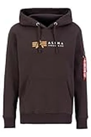 Alpha Industries Alpha Label Hoody Huvtröja Sweat med huva för män