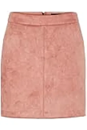 VERO MODA Dam Vmdonnadina fuskmocka kort kjol noos kjol