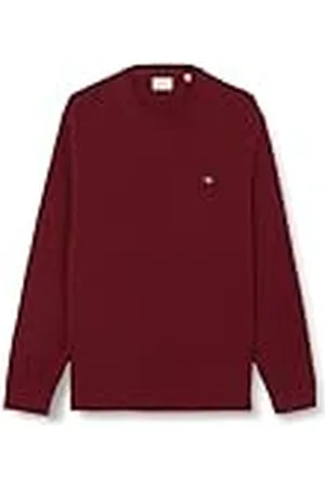 GANT Texturerad bomull C-hals, , 4XL