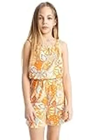 DeFacto Hängselbyxor jumpsuit för tonårsflickor – barnklänningar, , 5-6 År
