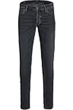 JACK & JONES Herrjeans JJIGLENN JJEVAN AM 777– smal passform svart –