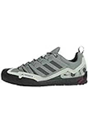 adidas Unisex - Vuxen Terrex Swift Solo 2.0 Hiking Shoes, Silver Green/Legend Ivy/Linen Green, 44 EU
