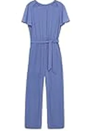 QS by s.Oliver Jumpsuit i chiffong med bälte och veckade byxor 176, , 176