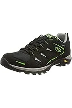 BRUTTING Mount Frakes Low Unisex Cross löpskor, Svart/grå/citrongul, 42 EU