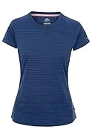 Trespass Dam aktiv t-shirt kortärmad gymtopp snabbtorkande kläder, , 10