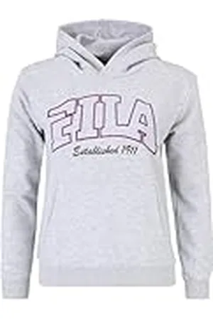 Fila LOHRHEIM Graphic Hoodie-Light Grey Melange-146/152, , 146-152