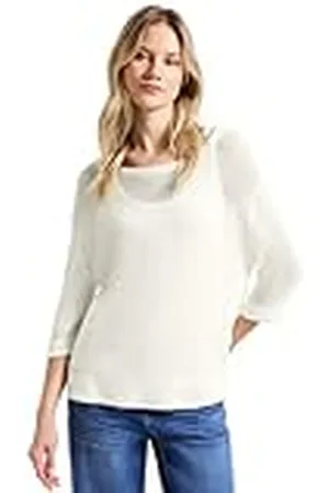 Street one SOL_lös stickad tröja off white 36, , 36